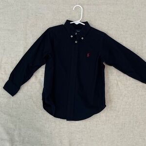 Boys Navy Ralph Lauren Button Down